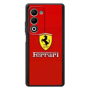 Силіконовий бампер з картинкою машини на OPPO A5 (Ferrari Logo)