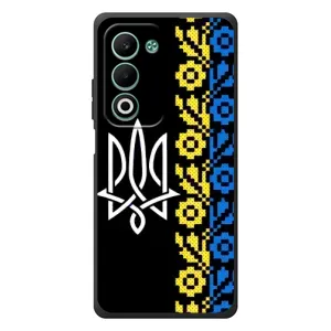 Силиконовый Чехол на OPPO A5 (Герб и вышыванка)