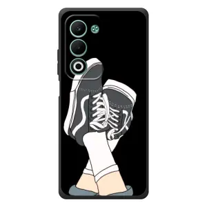 Чехол с Прикольным принтом на OPPO A5 (Кеды)