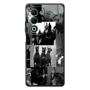 Чехол ДОБЕРМАН для OPPO A5 (Коллаж Доберман)