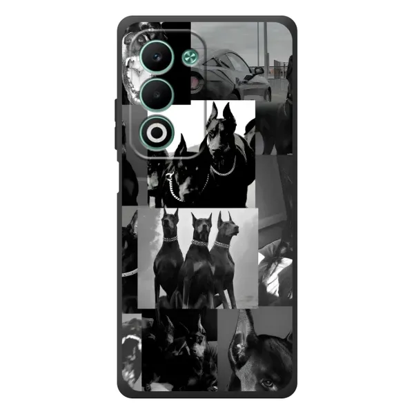 Чехол с рисунком «Коллаж Доберман» для OPPO A5 Чехол с рисунком «Коллаж Доберман» для OPPO A5