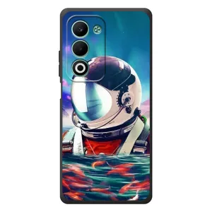 Силиконовый Чехол с принтом "Космонавты" на OPPO A5 (Космонавт в воде)