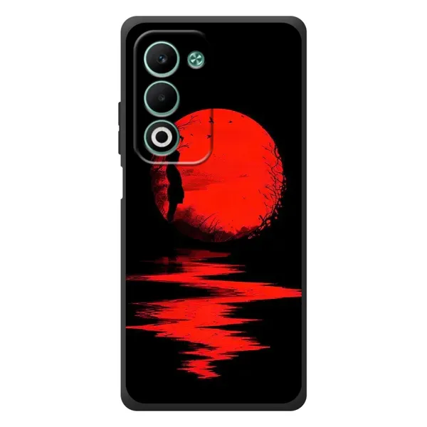 Чехол с рисунком «Красный Закат» для OPPO A5
