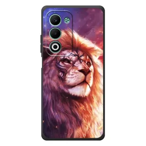 Чехол с картинкой на OPPO A5 (Красочный ЛЕВ)