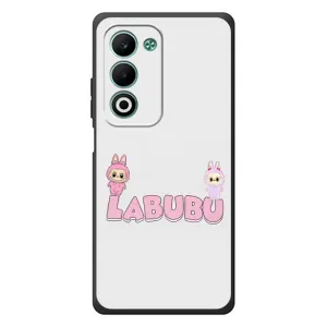 Чехол с принтом Лабубу для OPPO A5 (Логотип Лабубу)