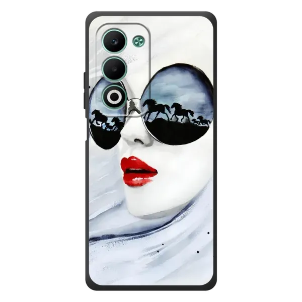 Чехол с рисунком «Любительница коней» для OPPO A5