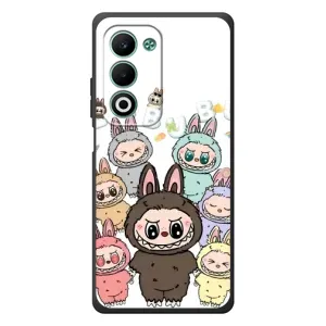 Чехол с принтом Лабубу для OPPO A5 (Маленькие Лабубу)