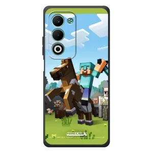Чохли для OPPO A5 (Персонажі МайнКрафт) (На коні)