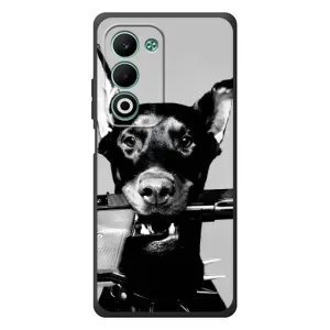 Чехол ДОБЕРМАН для OPPO A5 (Опасный доберман)