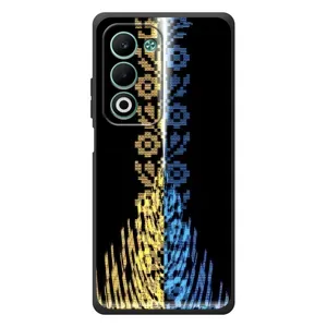 Силиконовый Чехол на OPPO A5 (Патриотическая вышиванка)