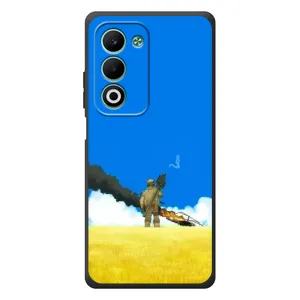 Чехлы на военную тематику для OPPO A5 (Попадание)