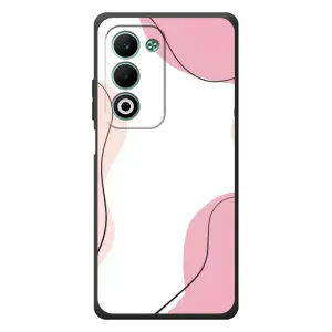 Чехол цветочный дизайн для OPPO A5 (Розовый фон)