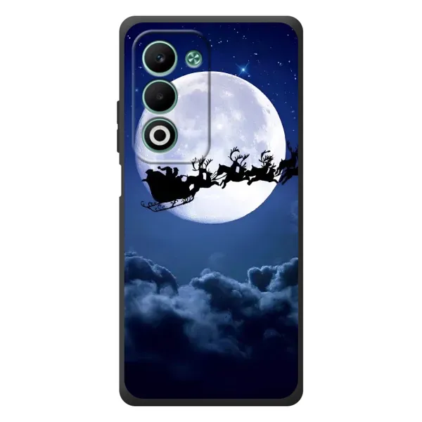 Чехол с рисунком «Санта - луна» для OPPO A5