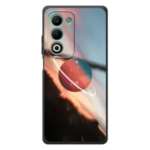 Чехол (ТПУ) с планетами на OPPO A5 (Сатурн)