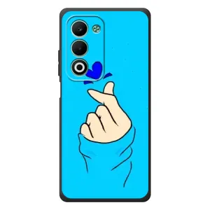 Чохол (Знак сердечка) для OPPO A5 (Сердечко на синоьому)