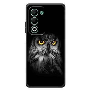 Чехлы с принтом СОВЫ для OPPO A5 (Сова на чёрном)