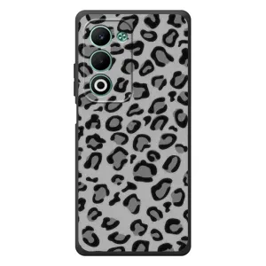 Чехол с леопардовым принтом на OPPO A5 (Темный леопрад)