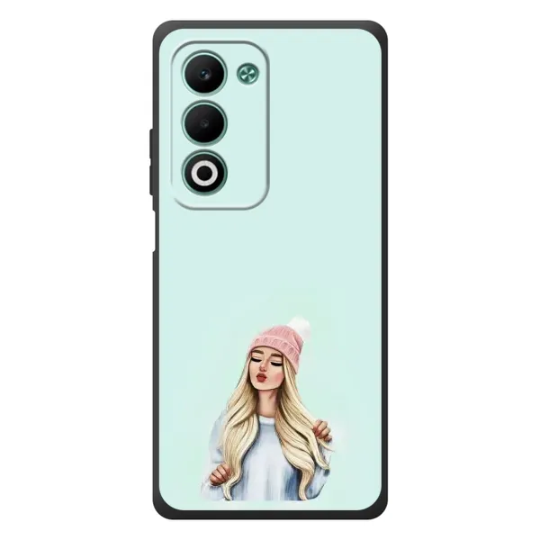 Чехол с рисунком «В шапке» для OPPO A5