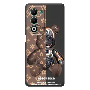 Силиконовый чехол для OPPO A5 (Медмедь Луи Виттон)