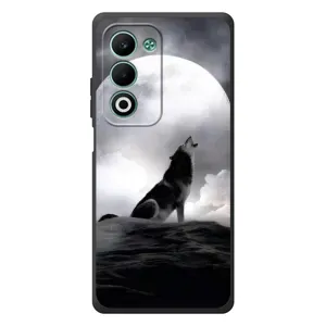 Чехол с Волком на OPPO A5 (Волк и луна)