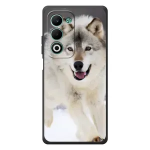 Чехол с Волком на OPPO A5 (Волк на снегу)