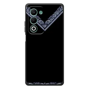 Силиконовый Чехол на OPPO A5 (Воротник вышиванки)