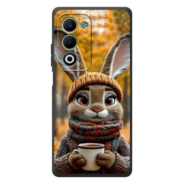 Чехол с рисунком «Зайчик с кофе» для OPPO A5 Чехол с рисунком «Зайчик с кофе» для OPPO A5