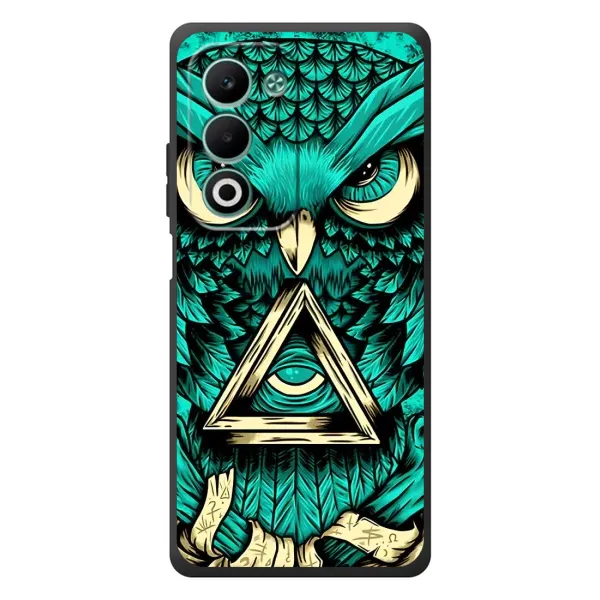 Чехол с рисунком «Зеленая сова» для OPPO A5 Чехол с рисунком «Зеленая сова» для OPPO A5