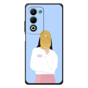 Силиконовый Чехол на OPPO A5 с картинкой Стильных Девушек (Желтая кепка)