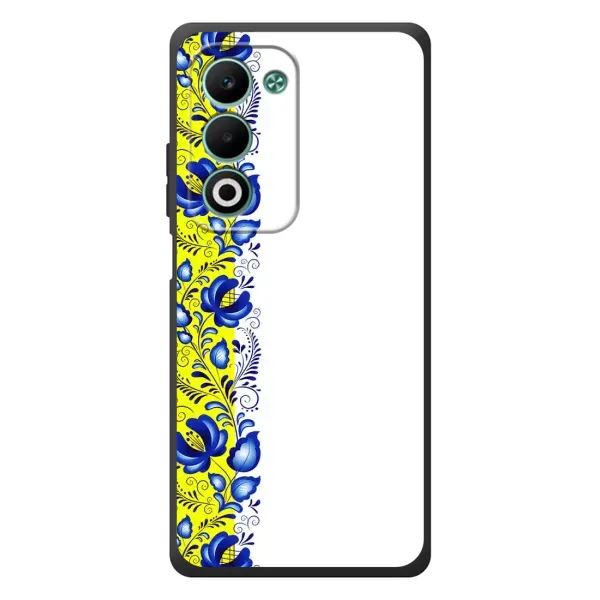 Чехол с рисунком «Желто-синяя вышиванка» для OPPO A5