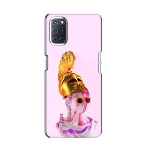 Чехол с Прикольным принтом на Oppo A52 (АРТ Статуя)