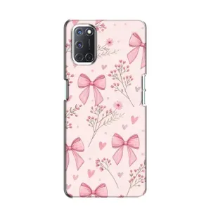 Чехол банты для Oppo A52 (Банты с цветами)