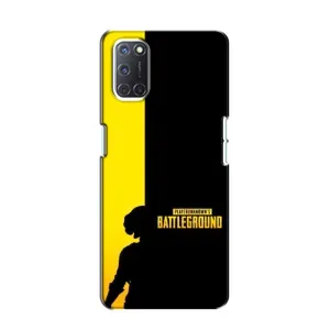 Чохол (TPU) з картинкою "Лого Пабг" на Оппо А52 (Battlegrounds)