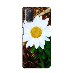 Чехол с ромашками на Oppo A52 (Белая ромашка)