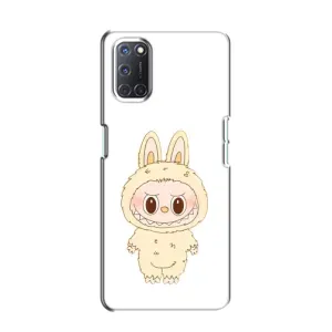 Чехол с принтом Лабубу для Oppo A52 (Бежевый Лабубу)