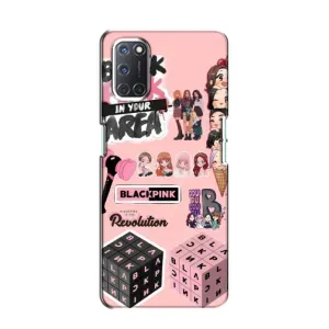 Чехлы с картинкой для Oppo A52 (BLACK PINK коллаж)