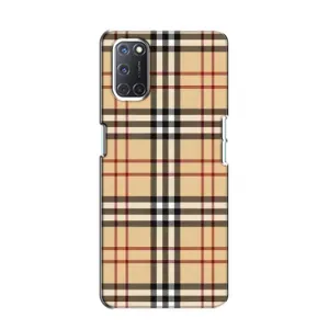 Чехол с рисунком «Burberry стиль» для OPPO A52