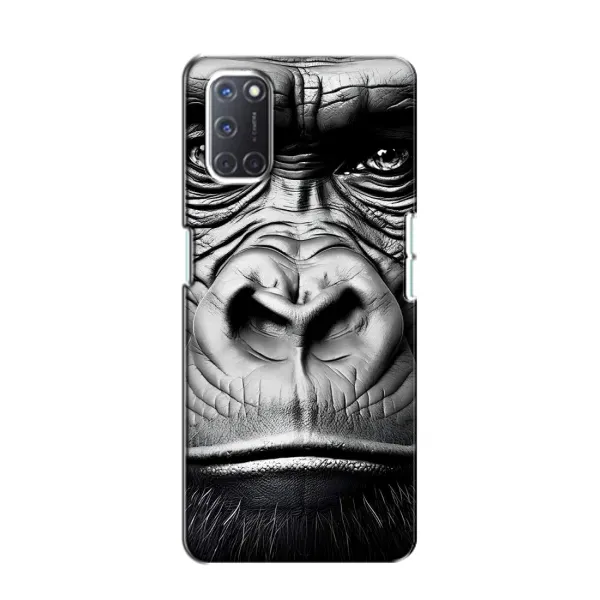 Чехол с рисунком «Черная обезьяна» для OPPO A52 Чехол с рисунком «Черная обезьяна» для OPPO A52