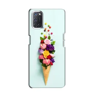 Чехлы с тематикой "ЦВЕТЫ" на Oppo A52 (Цветок-мороженное)