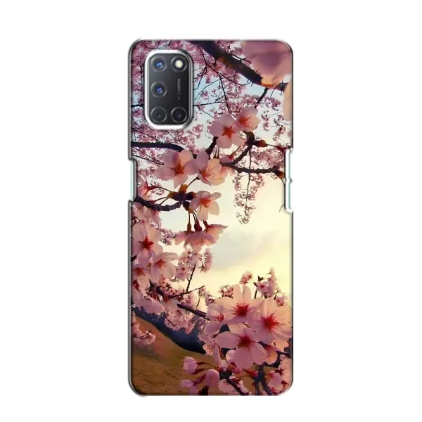 Чехол с рисунком «Цветущая сакура» для OPPO A52 Чехол с рисунком «Цветущая сакура» для OPPO A52