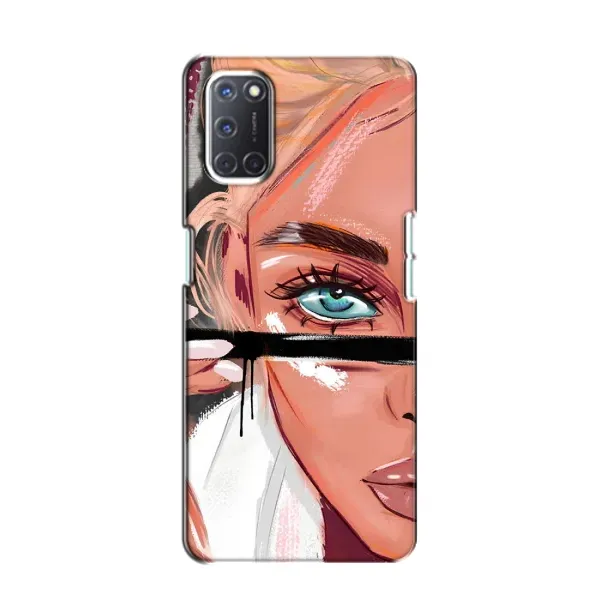 Чехол с рисунком «Девушка и ресницы» для OPPO A52 Чехол с рисунком «Девушка и ресницы» для OPPO A52