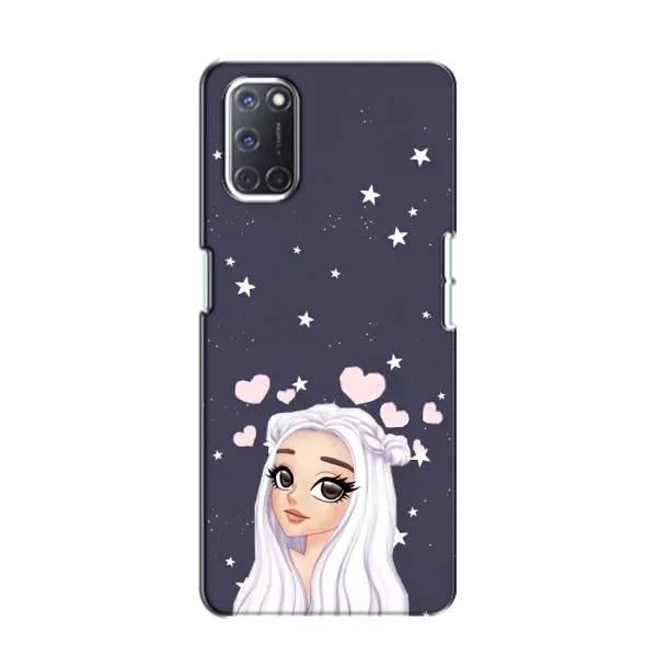 Чехол с рисунком «Девушка и сердечки» для OPPO A52 Чехол с рисунком «Девушка и сердечки» для OPPO A52