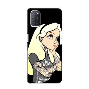 Чехол Стильные девушки на Oppo A52 (Девушка обиделась)