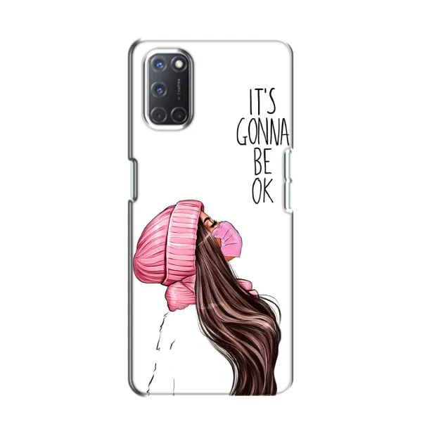 Чехол с рисунком «Девушка в маске» для OPPO A52 Чехол с рисунком «Девушка в маске» для OPPO A52