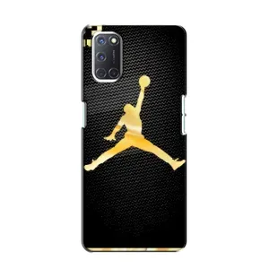 Силиконовый Чехол Nike Air Jordan на Оппо А52 (Джордан 23)