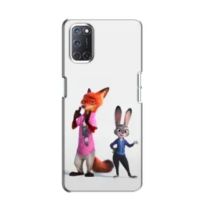 Силиконовый чехол с принтом Зоотрополіс для Oppo A52 (Джуди и Ник)