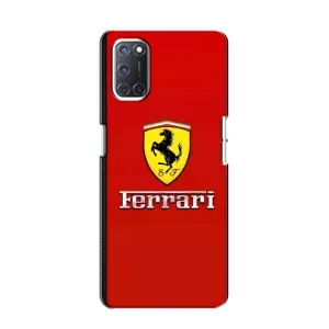 Силиконовый бампер с картинкой машины на Oppo A52 (Ferrari Logo)