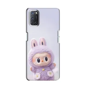 Чехол с принтом Лабубу для Oppo A52 (Фиолетовый Лабубу)