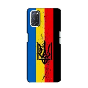 Чехлы УПА (Красно-Чёрный) на Oppo A52 (Флаг УПА)