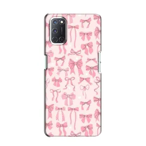 Чехол банты для Oppo A52 (Фон бантики)